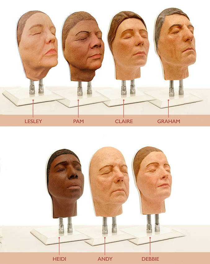 Manichini del Volto per Pratica Iniettiva - Modello Andy - immagine 4